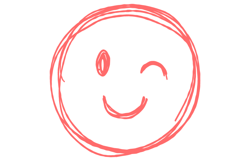 Icono cara rosa
