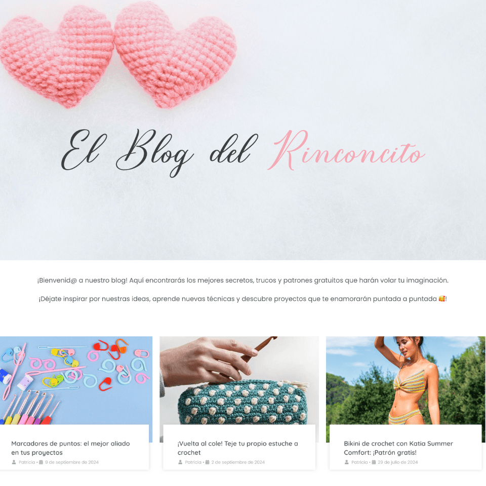 BLOG - EL RINCÓN DE LA TEJEDORA