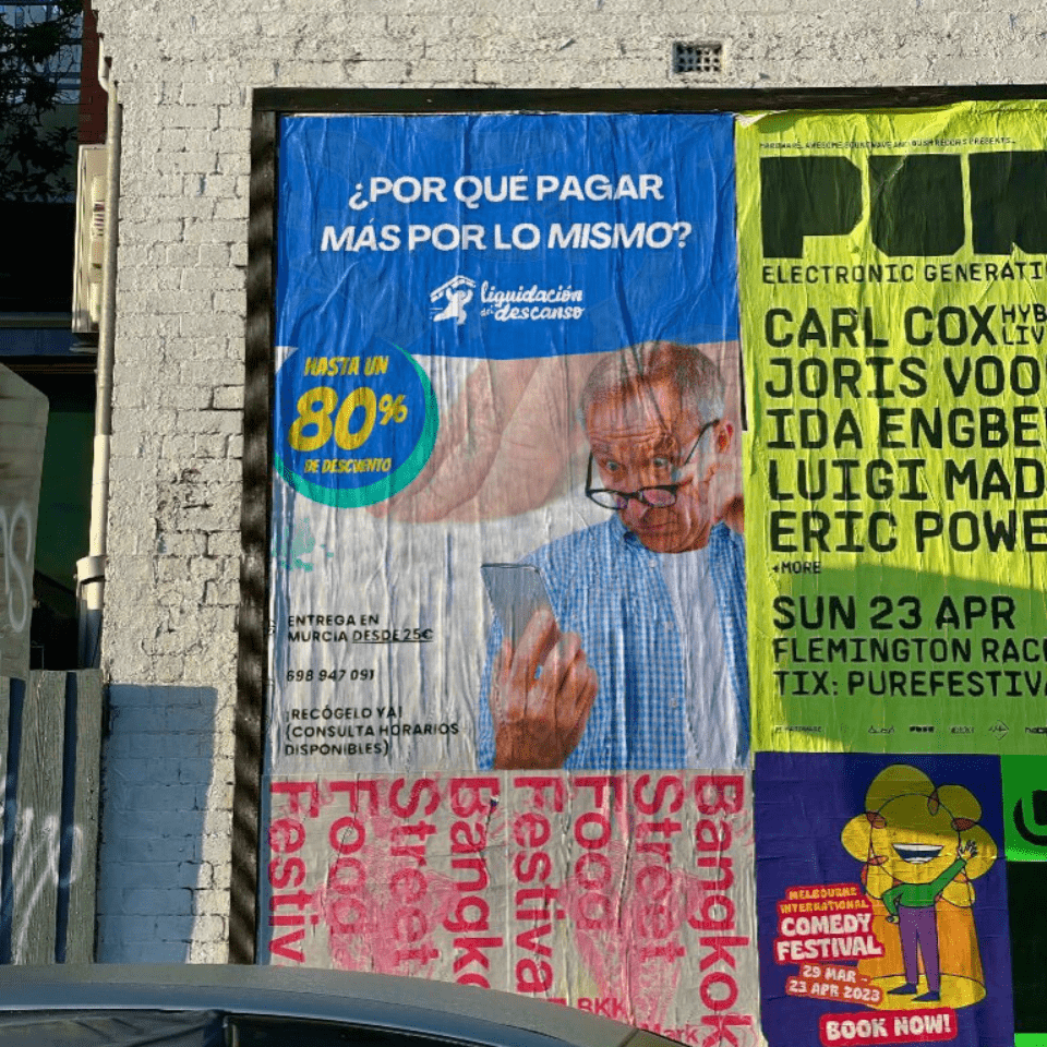 Liquidación del Descanso - Carteles